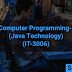 Computer Programming-I [JAVA] (IT-3006) 