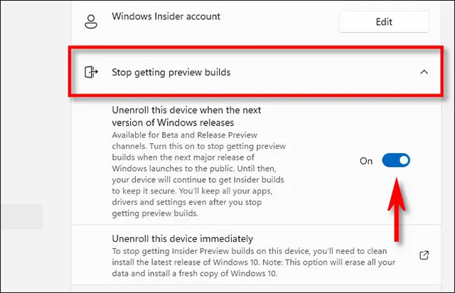 How To Switch From Insider To Stable Builds Of Windows 11 Windows Basics