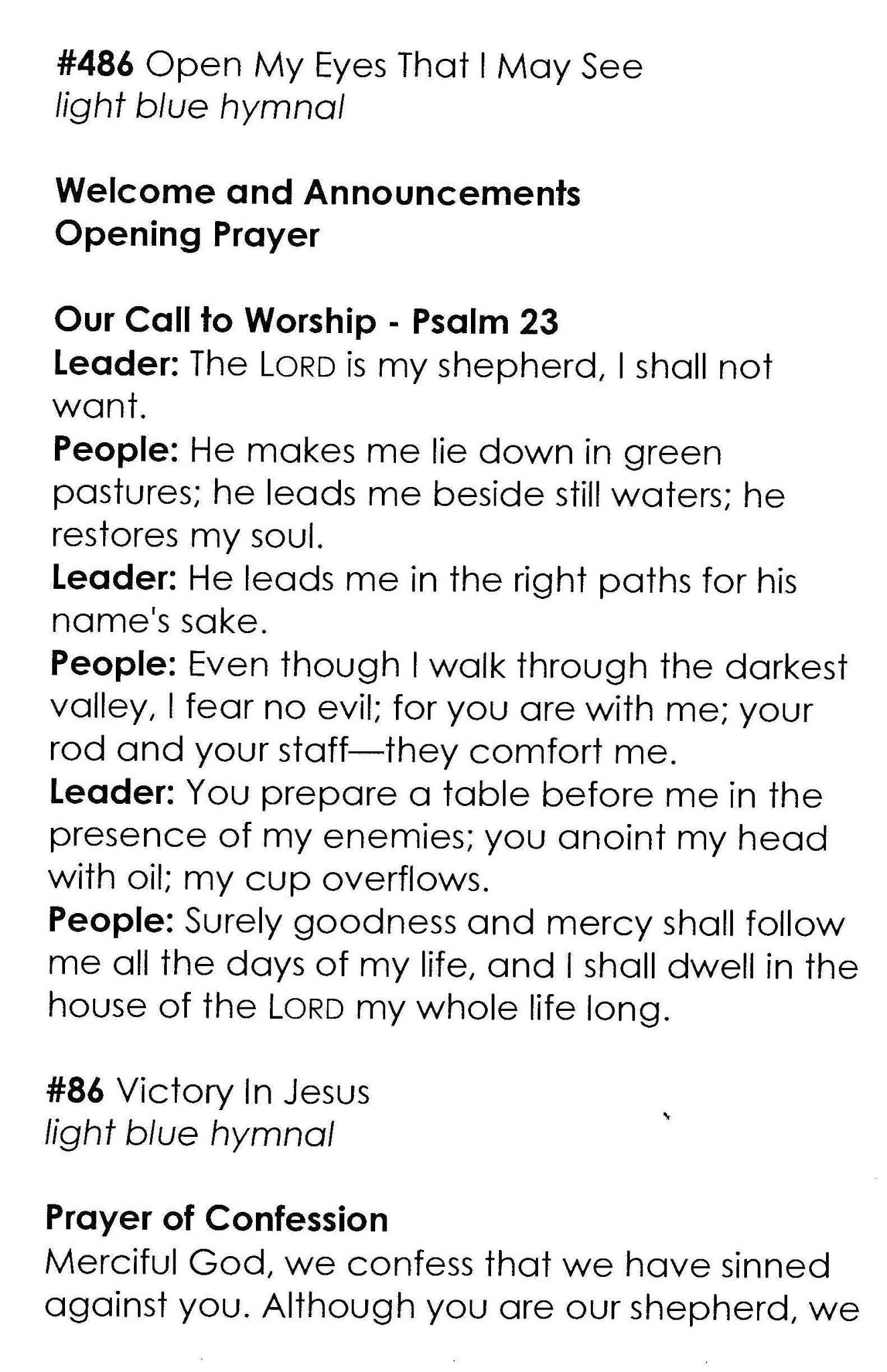 Pray, Praise and Worship The First United Presbyterian Church of Mingo Junction Celebration