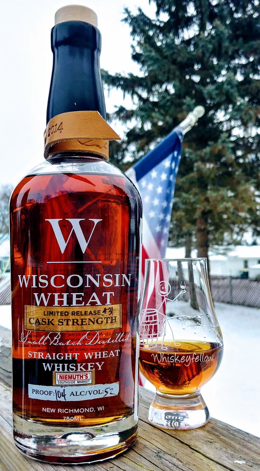 "W" Wisconsin Wheat Whiskey "Grand Master Flan" Review