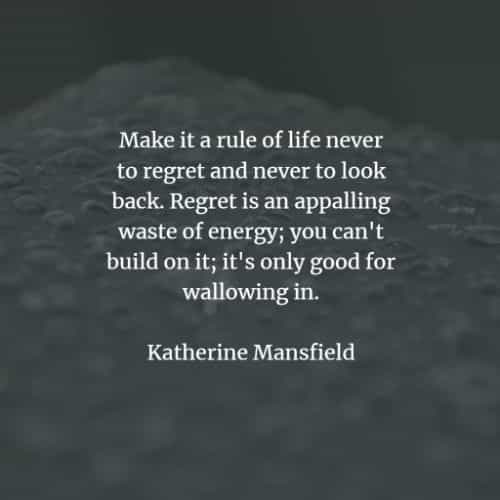 50 Regret quotes and sayings about life to inspire you