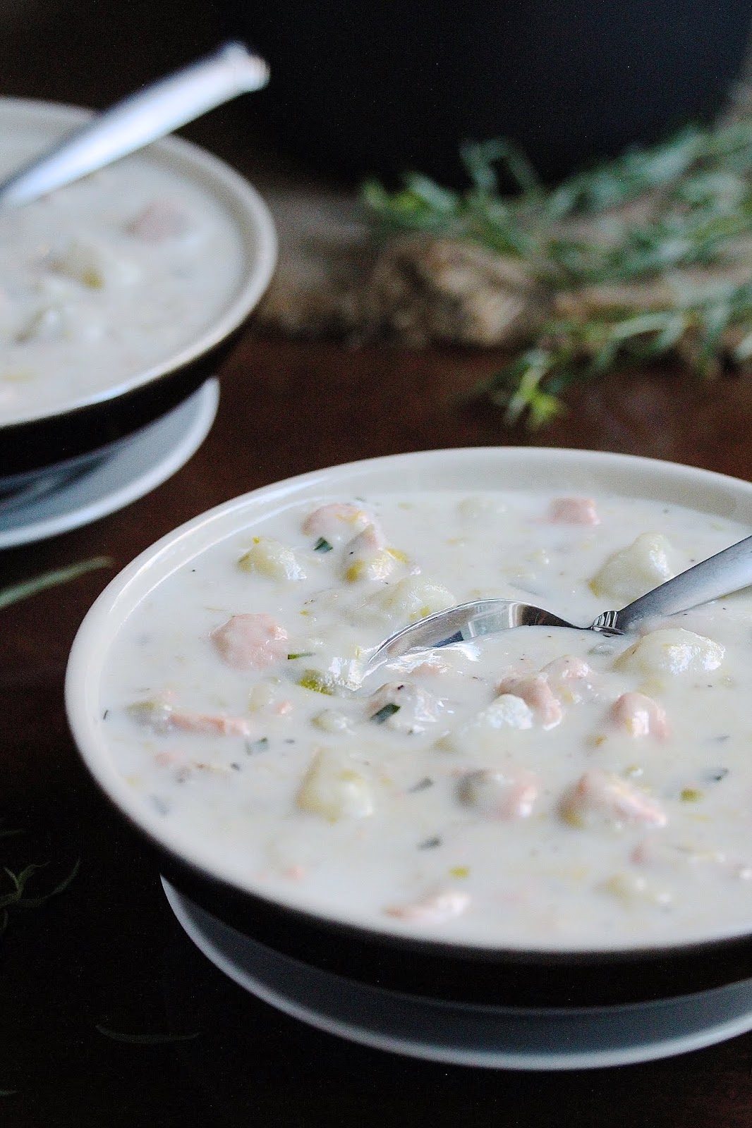 EASY SALMON LEEK CHOWDER In Good Flavor Great Recipes Great Taste