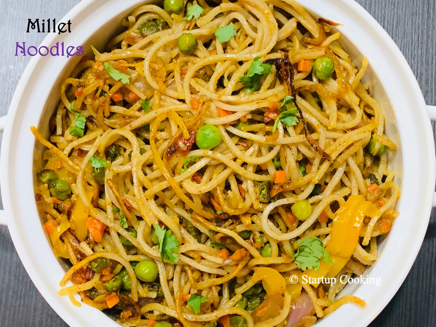 Millet Noodles Recipe Vegetable Millet Noodles Navadhaniyam Noodles