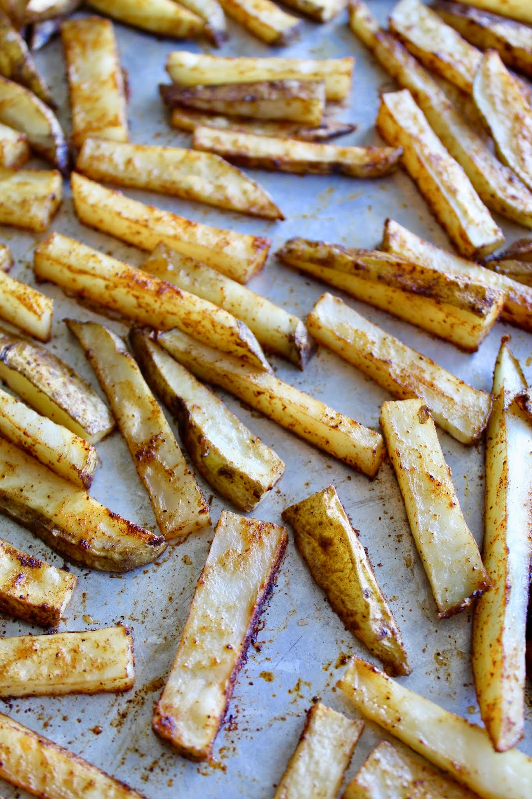 Oven Baked Steak Fries