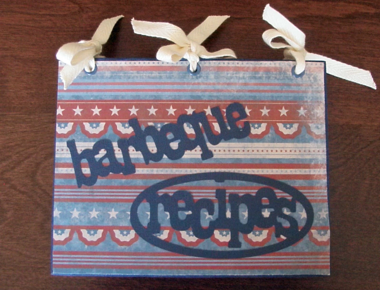 ScrapbooksPlus DT Making a Barbeque Recipe Book