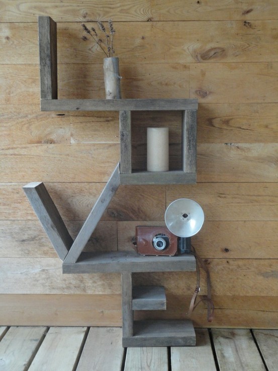 follow everyday LOVE shelf all 2x4s! So easy to make!!