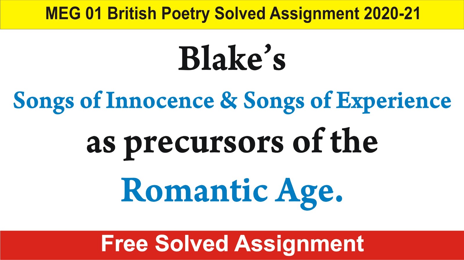 songs of innocence poem by william blake