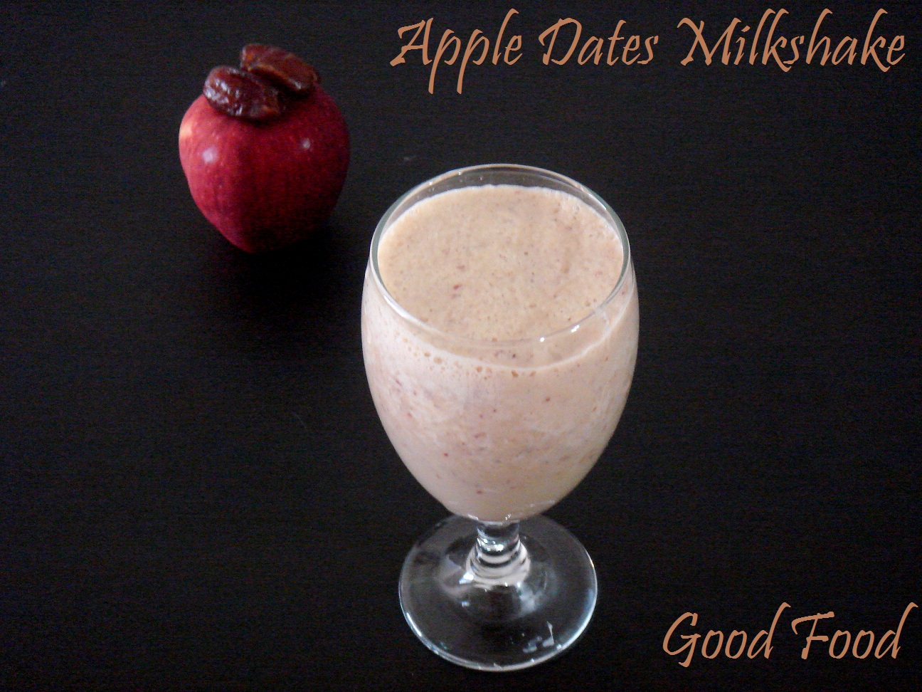 Good Food Apple Dates Milkshake