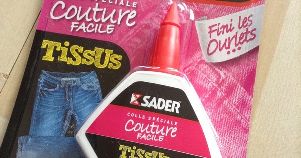 Les p'tites bichettes J'ai testé la colle SADER spéciale Tissus