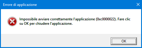 Windows 10/8.x - Errore DirectPlay