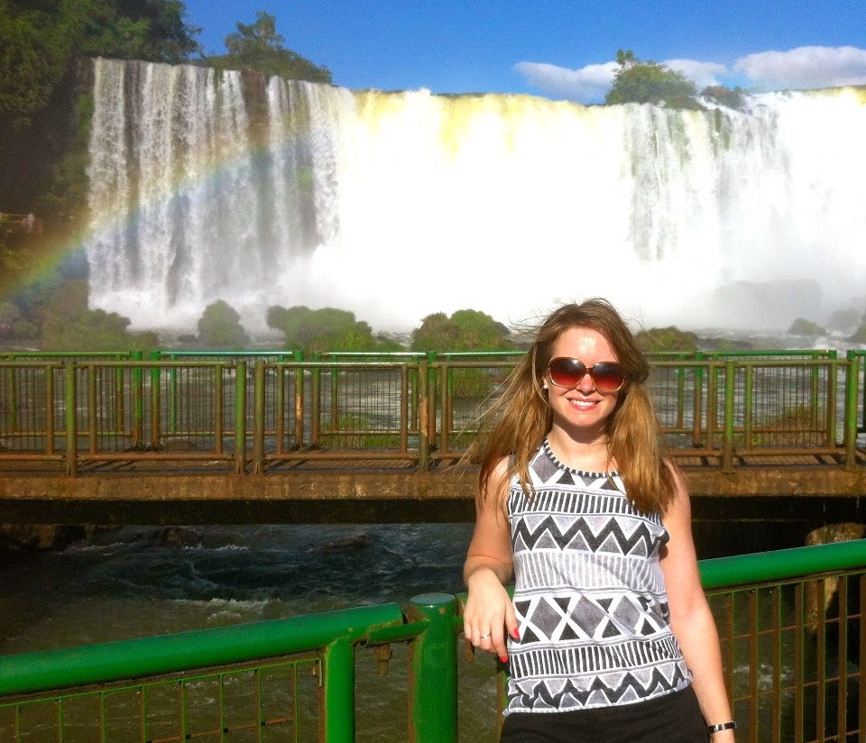 Enjoying the views at Iguazu Falls 