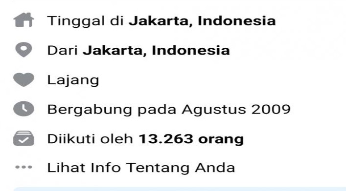 Jual Akun Facebook Followers 13.000 Tahun 2009 AREA Jual Akun Facebook Followers 13.000 Tahun 2009 AREA