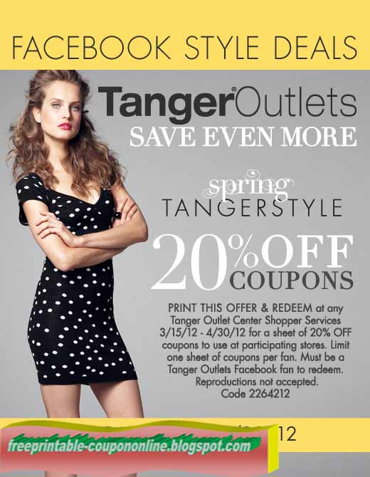 Printable Coupons 2022 Tanger Outlet Coupons