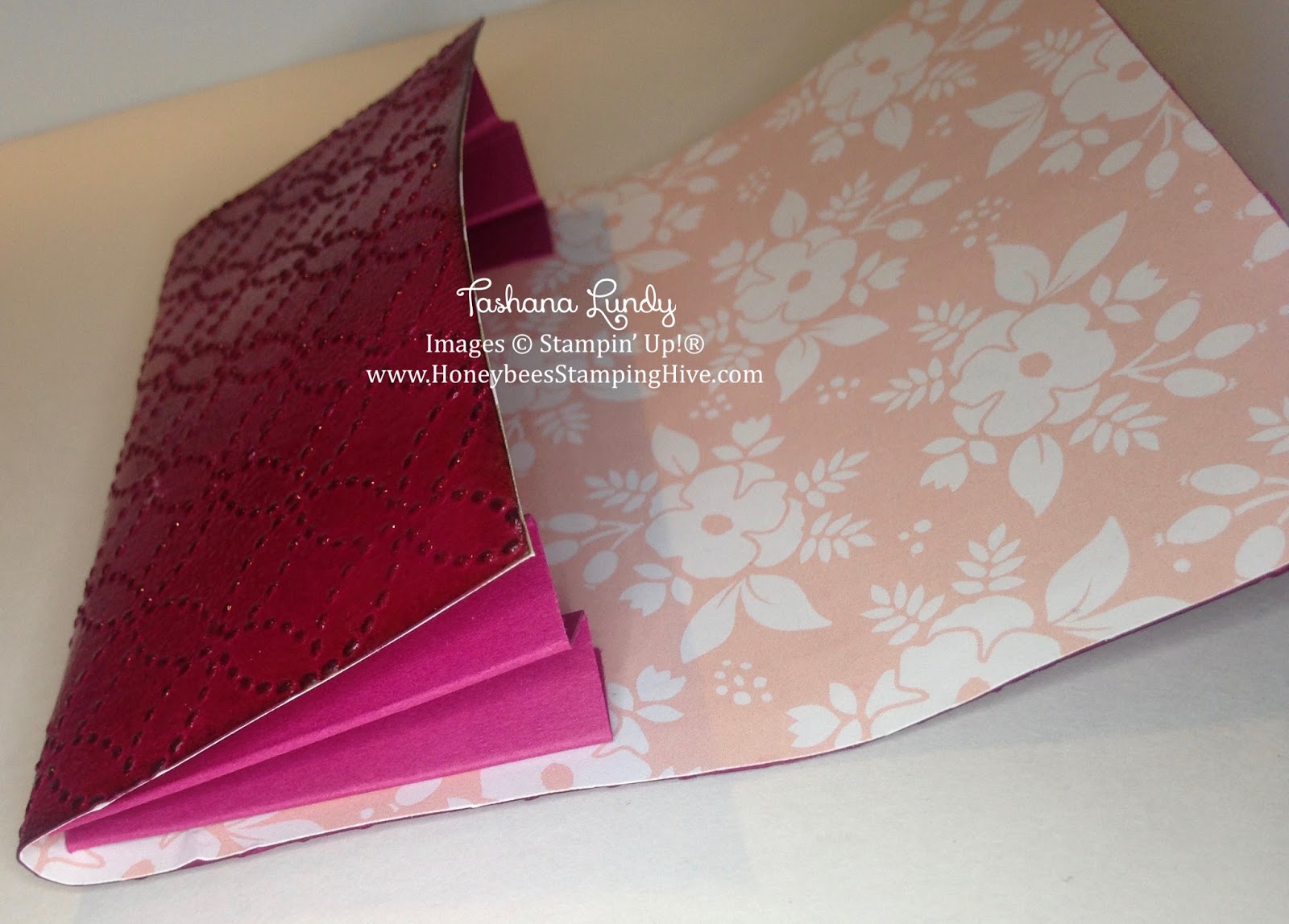 ` Faux Leather 3 Ways with Heat Embossing SBTD March Blog Hop