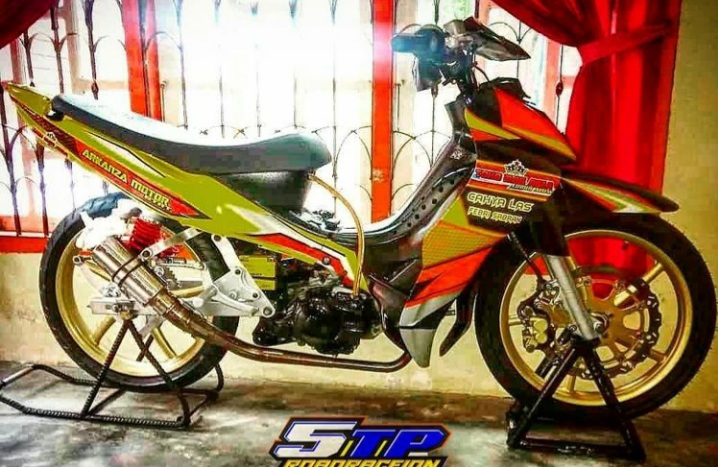 Modifikasi Jupiter Z Warna Kuning Polos, Original, Doff, Metalik, Lemon