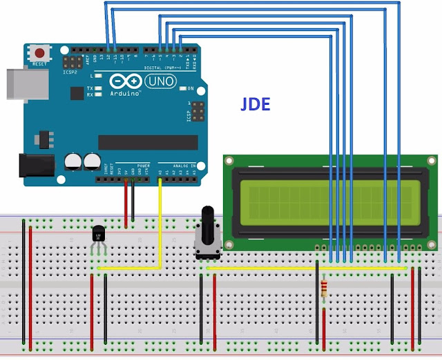 Lm35 Temperature Sensor Working Principle Circuit Diagram Arduino Code ...