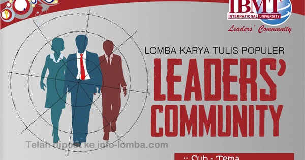 LOMBA KARYA TULIS POPULER "Leaders' Community"
