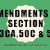 Amendments in section 43CA,50C and 56
