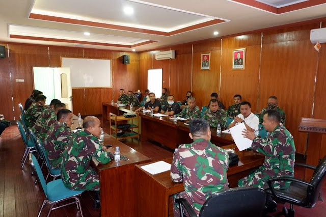 Kodim Karanganyar - Dandim Karanganyar Pimpin Rapat Kesiapan Pembukaan TMMD REG ke 109