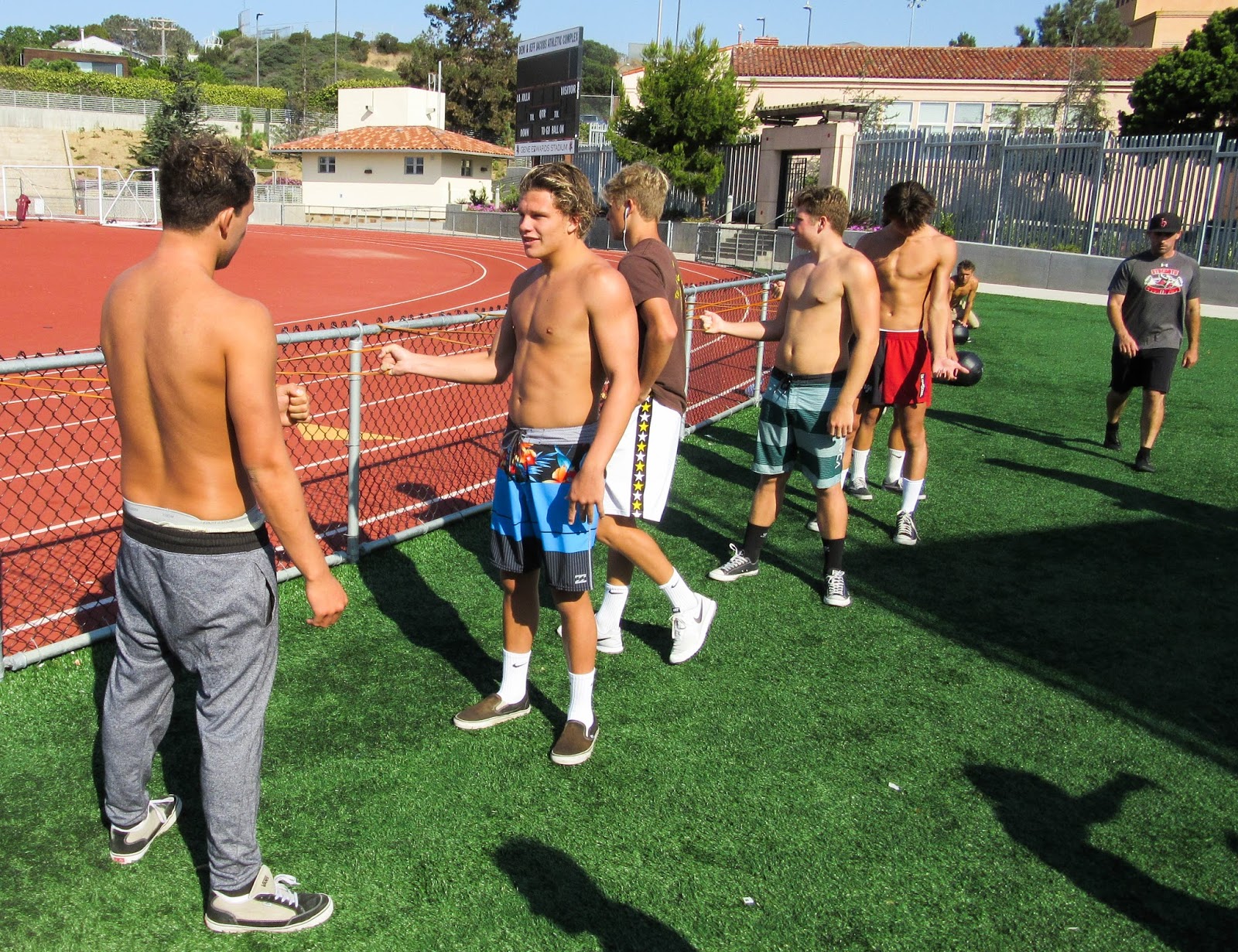 The Pipeline LJ b water polo Weight training 8/30 snapshots