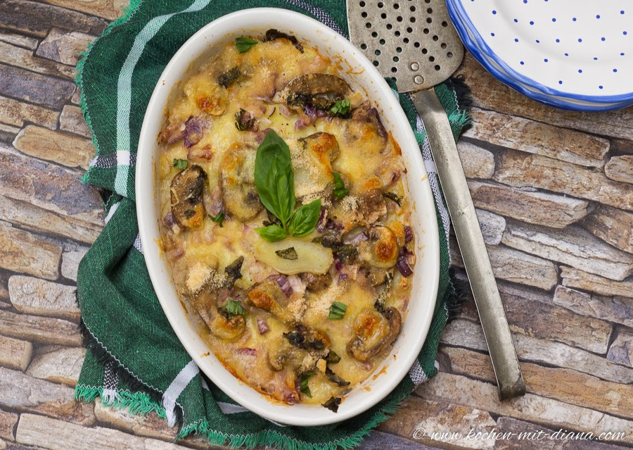Potatomushroom casserole Cooking with Diana