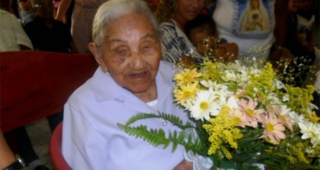 Milagrense de nascimento e Mauritiense de coração, completa 112 anos de vida.