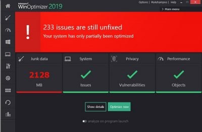 Ashampoo WinOptimizer 2019 review