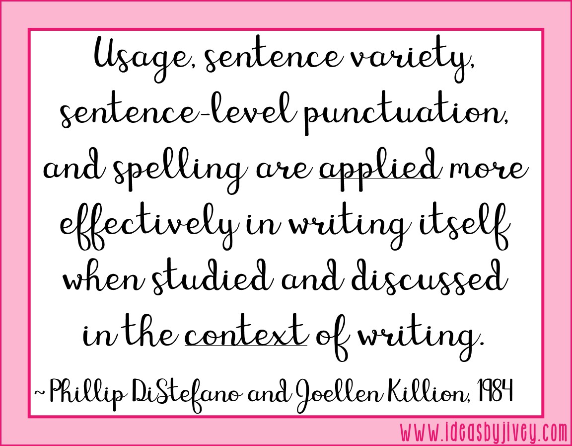 Stop Teaching Grammar in Isolation! Ideas by Jivey