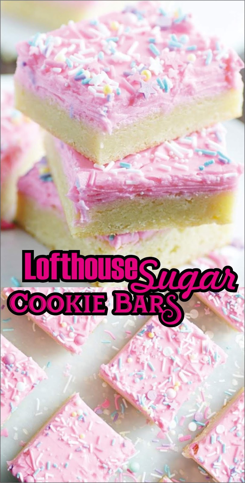Lofthouse Sugar Cookie Bars #Christmas #Cookies - angrygeorgian