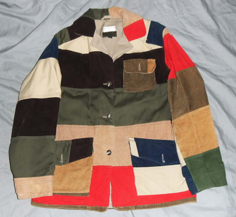 vintage abercrombie and fitch patchwork safari jacket