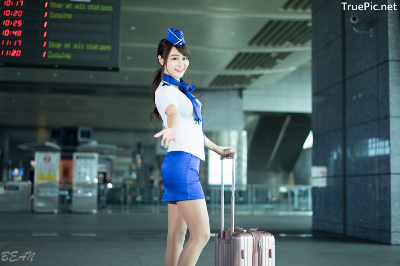 Image-Taiwan-Social-Celebrity-Sun-Hui-Tong-孫卉彤-Stewardess-High-speed-Railway-TruePic.net- Picture-17