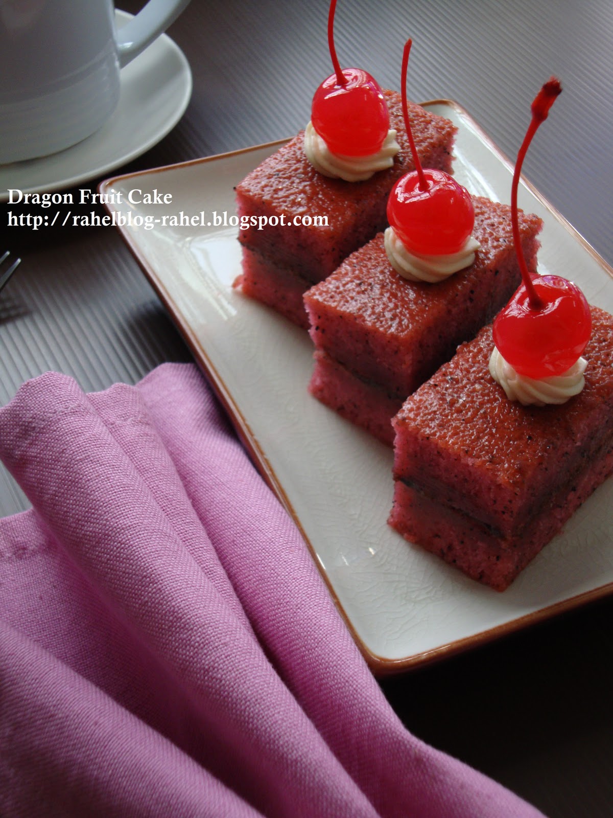 I Love Cake: Dragon Fruit Cake