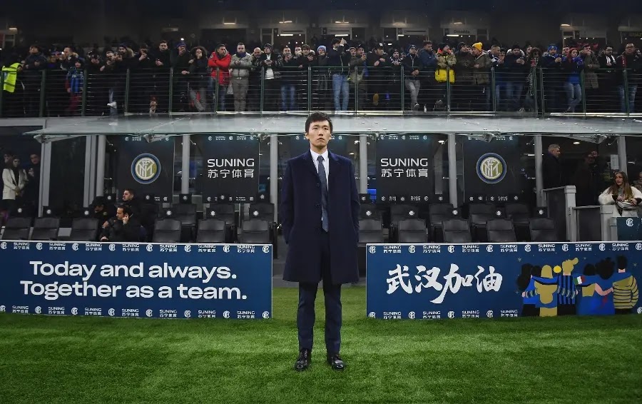 Le président de l'Inter Steven Zhang