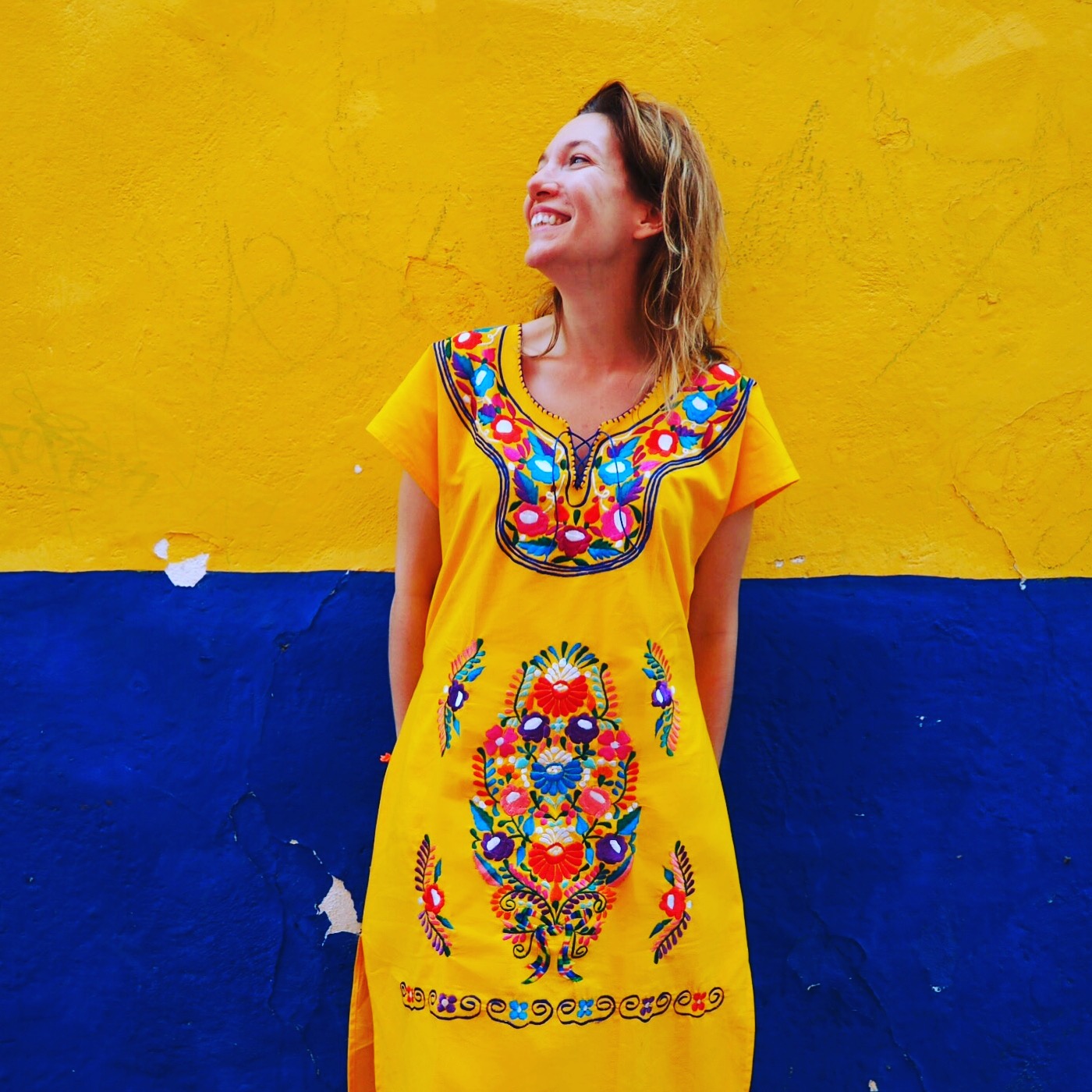 Artfully awear mexican dress