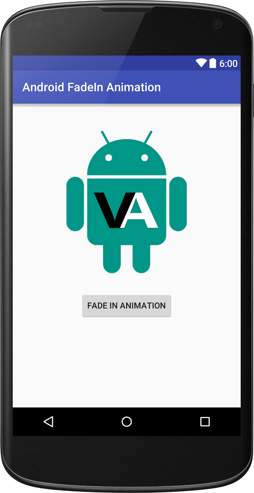 Fade In Animation In Android Viral Android Tutorials Examples Ux Ui Design