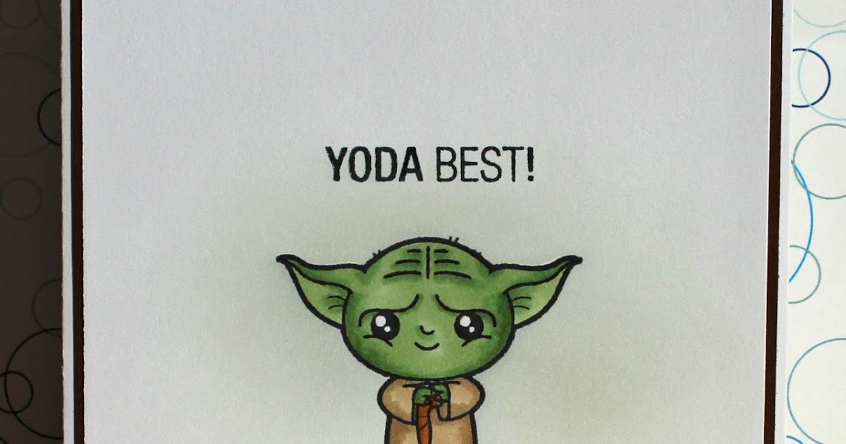 There's a Card for That Yoda Best! A Clean and Simple Thank You Card