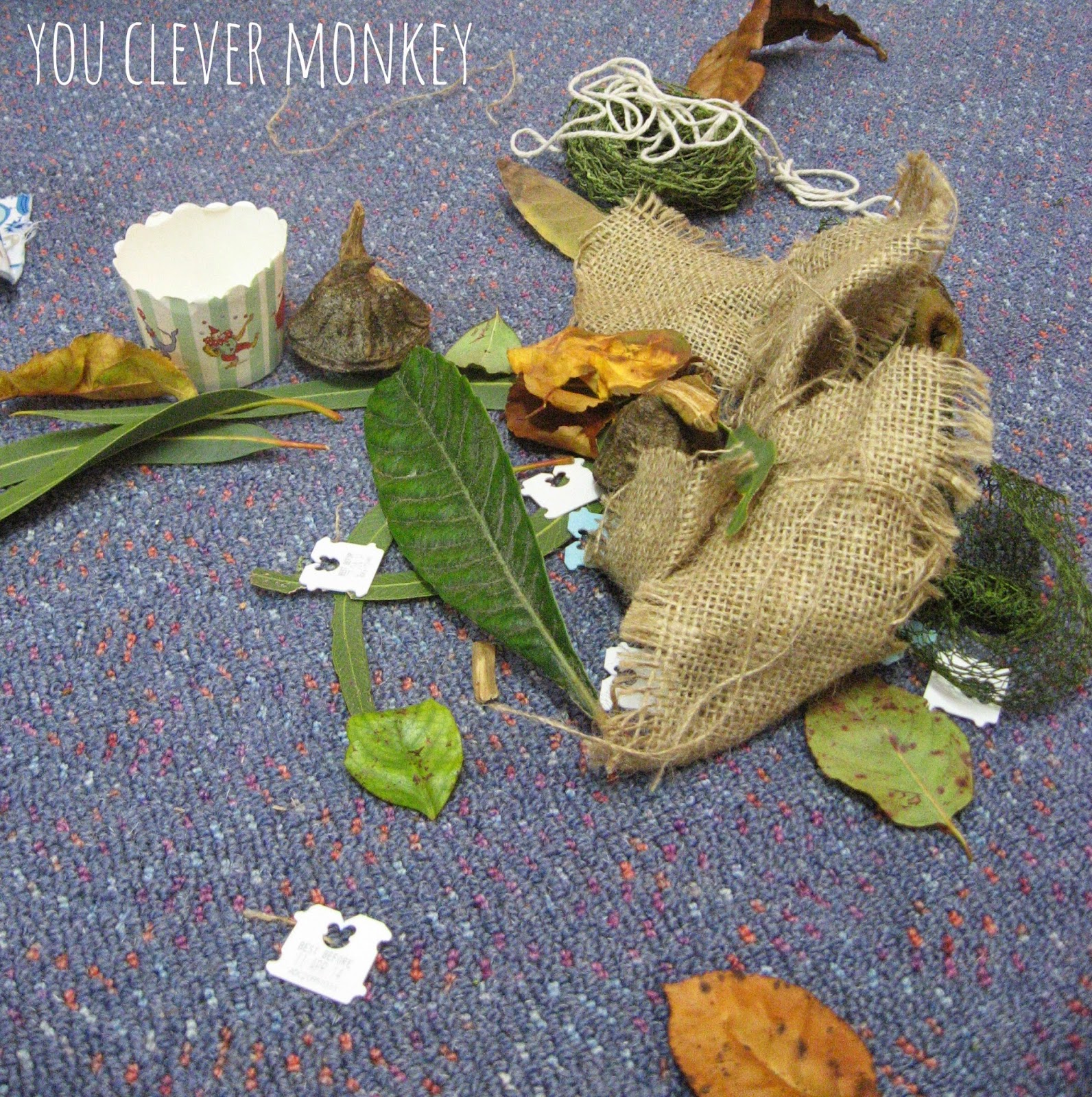 Beautiful stuff preschool project.  Find more information at http://youclevermonkey.com