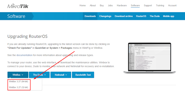 Winbox mikrotik versi terbaru