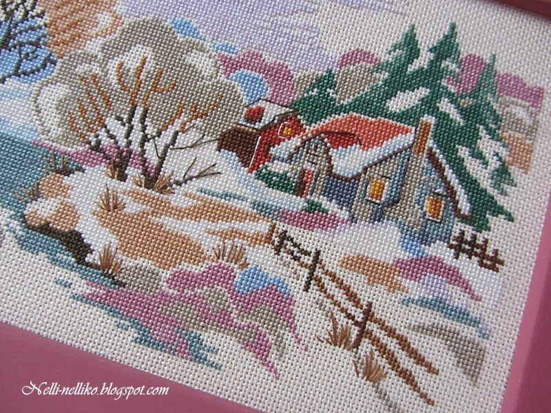 Снежная зима схема. Зимний закат золотое Руно. Вышивка дом зимой закат. Вышивка крестом зимний закат схема. Риолис закат.