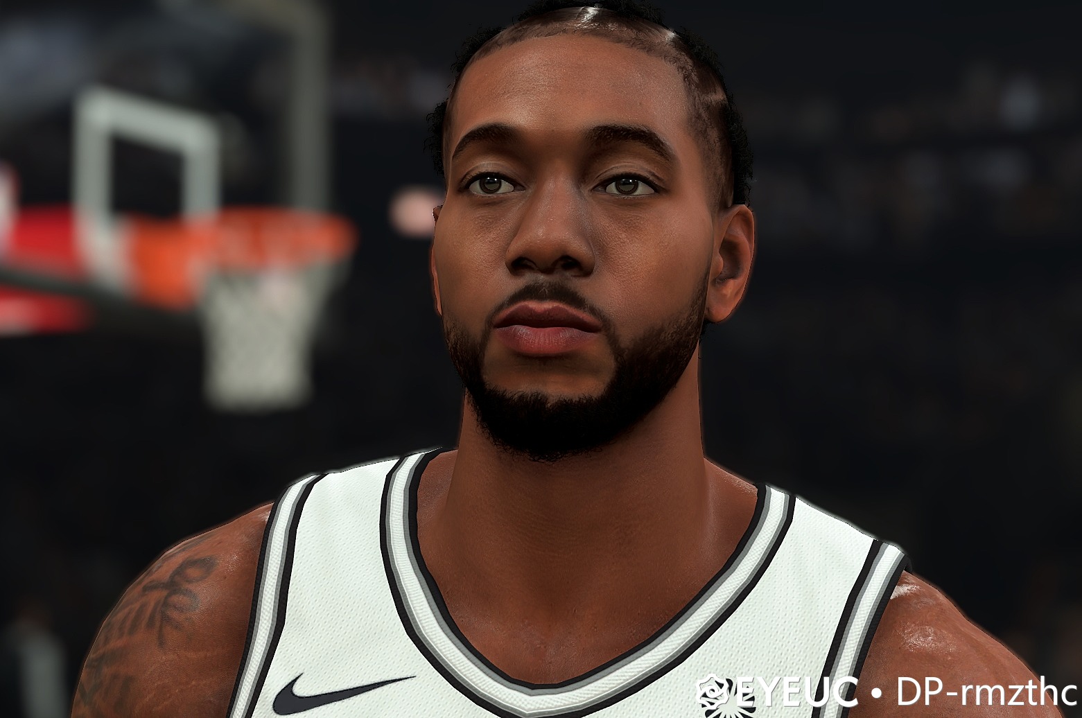 NBA 2K20 Kawhi Leonard Cyberface and Body Model Rookie