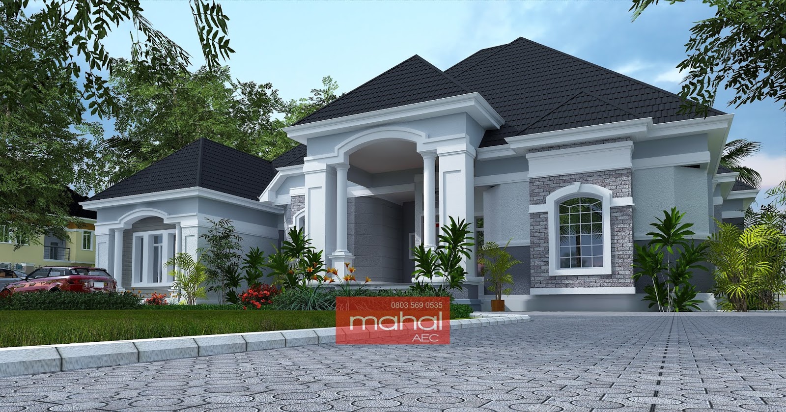 Contemporary Nigerian Residential Architecture Pine David; 5 bedroom