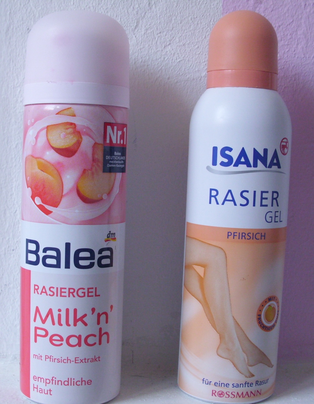 Enthaarungs Zeit Balea Rasiergel Vs Isana Rasiergel My Faible