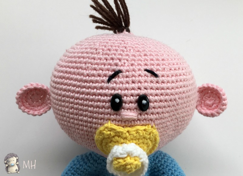 Carita de bebé amigurumi