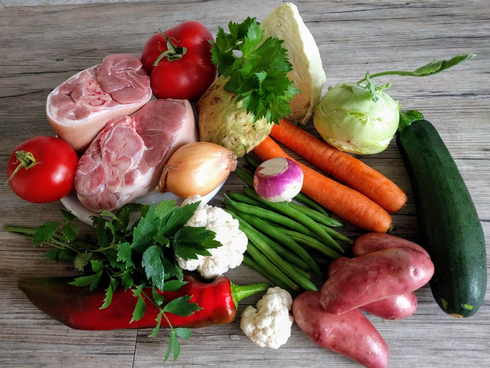 Ein mal Quer durch den Garten Suppe