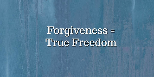 Incredible forgiveness is possible, and with it comes incredible freedom in Christ.