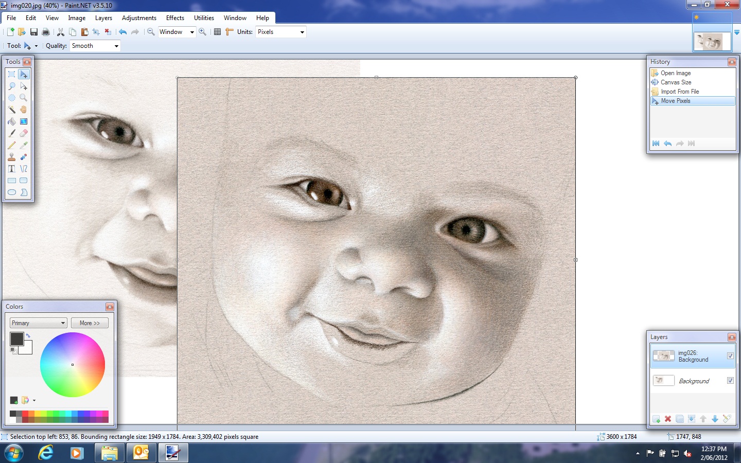 Karen Hull Art Tutorial Combining two images together to create a