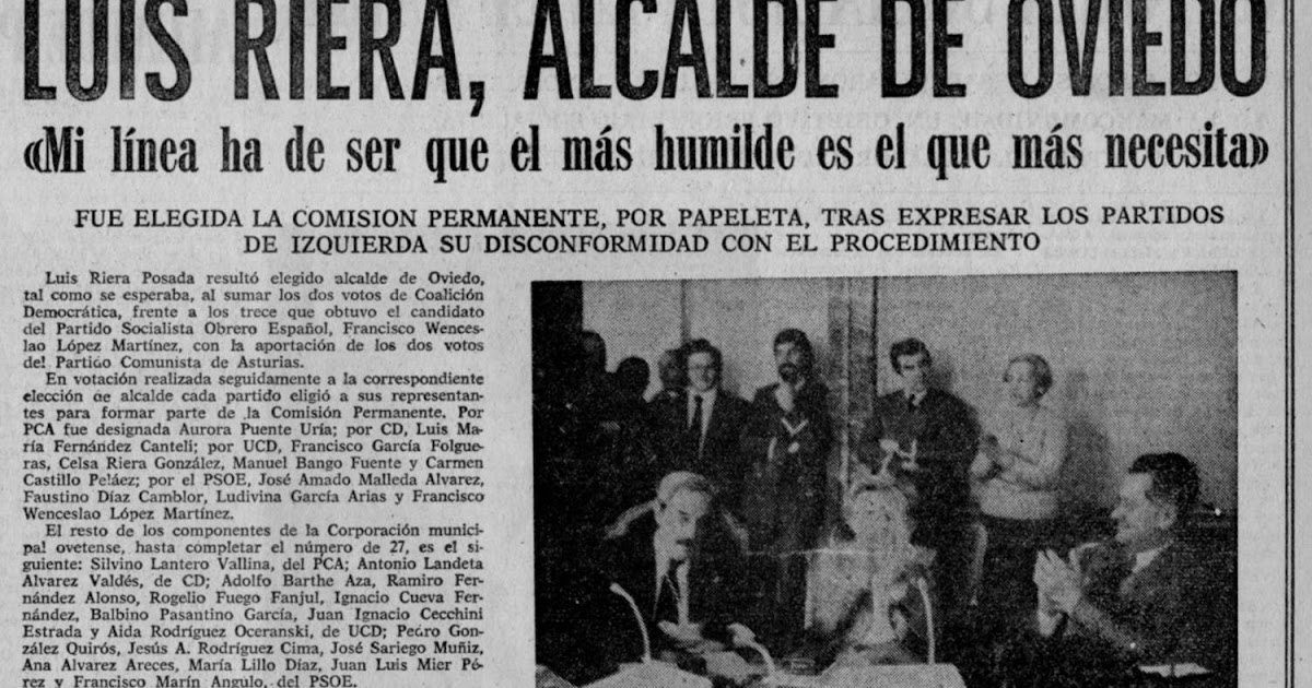 El Blog de Acebedo Elecciones Municipales en Asturias en 1979 (y II)