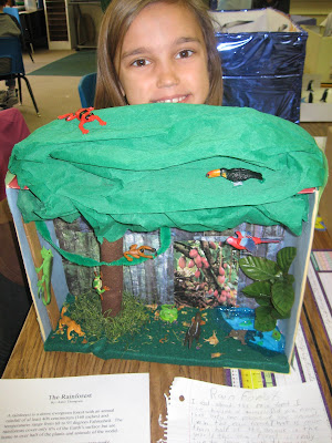 Mrs. Abraham's Class: Our Habitat Projects