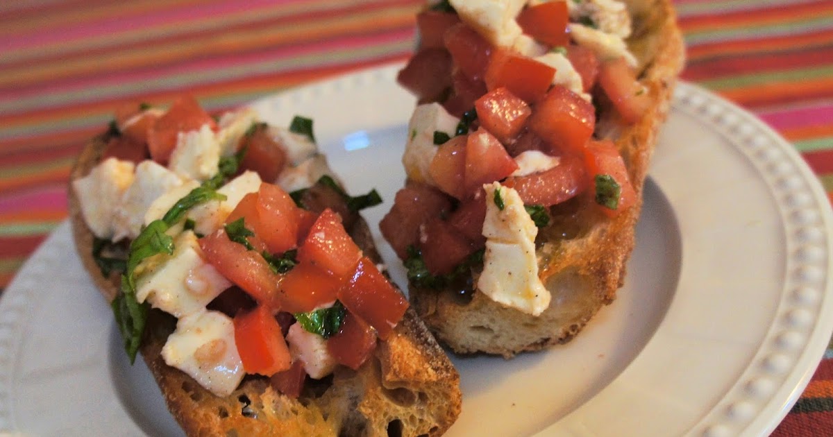 CookbyNath Bruschetta tomate mozza