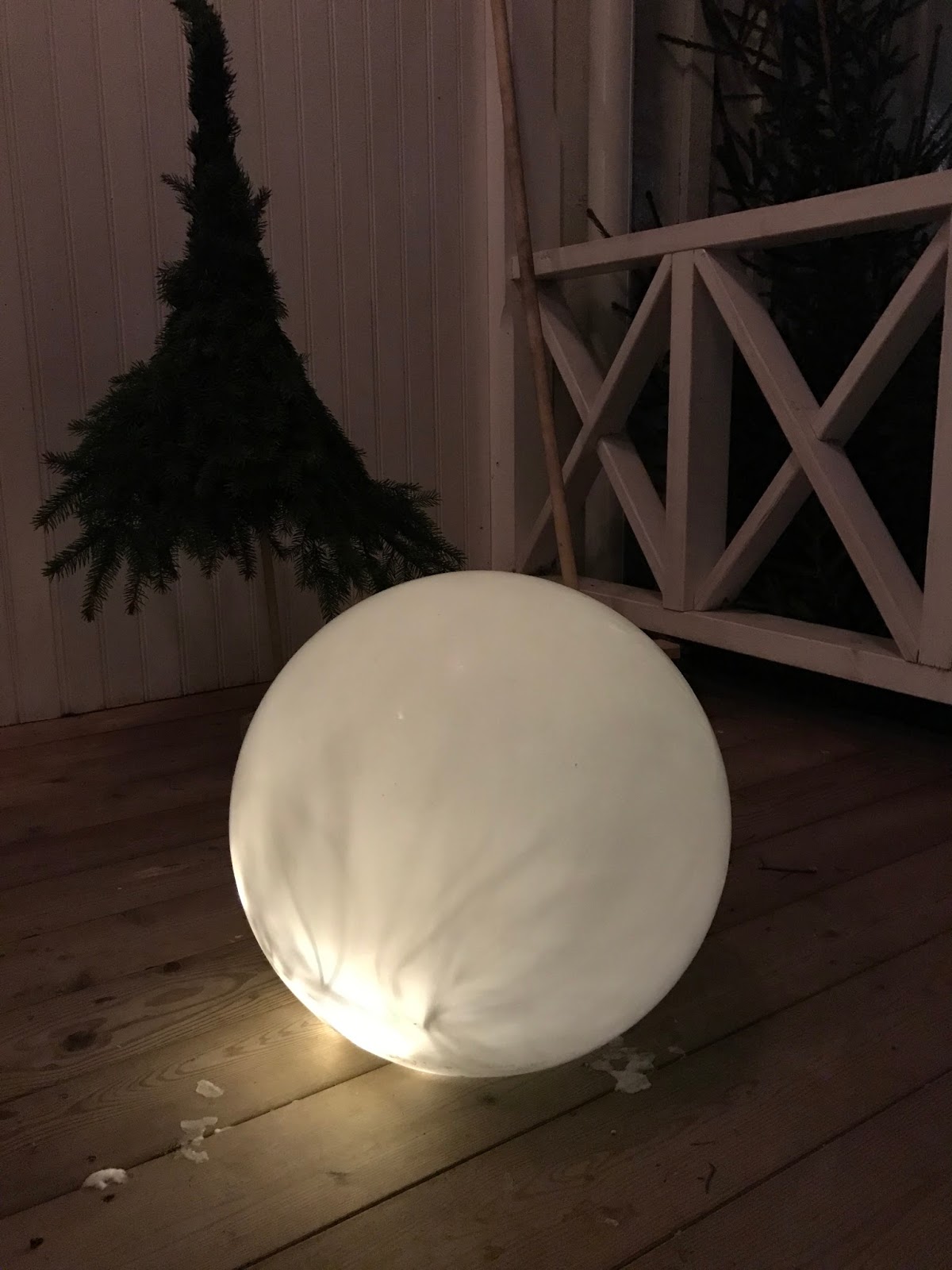 Sekelskifteshem Julbelysning ute